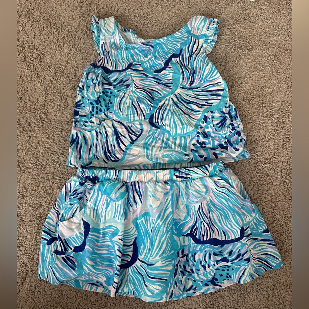 Lilly Pulitzer two-piece skort set